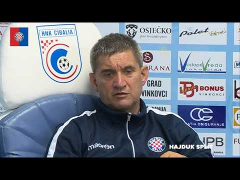 Coach Pušnik press conference after Cibalia - Hajduk