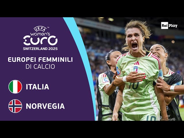 Italia - Norvegia 2-1: gli Highlights | Europei femminili 2025