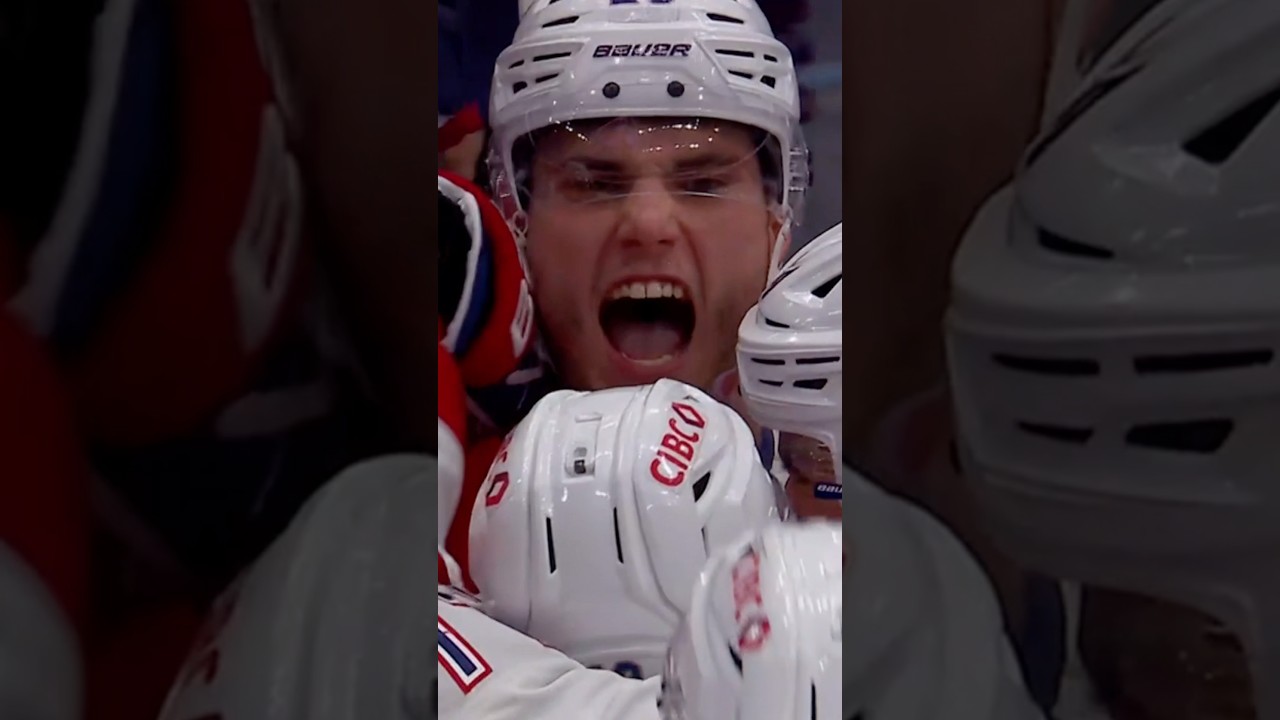 JURAJ SLAFKOVSKÝ PROPULSE LES CANADIENS VERS LA VICTOIRE DANS LE MATCH no 1! 🧢 #nhlplayoffs