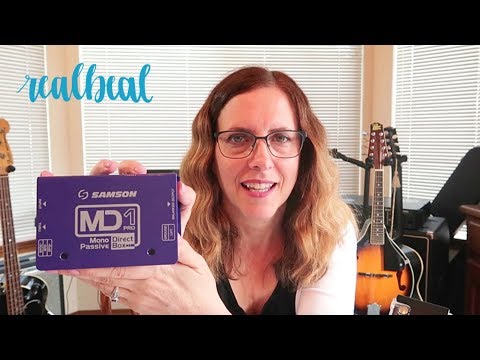Samson MD1 Mono Passive Direct Box | Unboxing and Demo