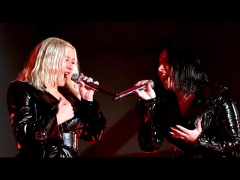 Watch Christina Aguilera and Demi Lovato Belt Their Powerful Duet 'Fall in Line' at 2018 Billboar…