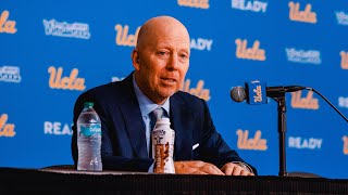 UCLA M. Basketball Postgame - Coach Cronin, vs. Cal State L.A. (Oct. 30, 2024)