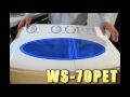WS-70PET полуавтоматическая стиральная машина - устройство и эксплуатация