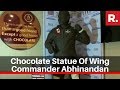 Chocolate statue of Wing Commander Abhinandan Varthaman wins hearts