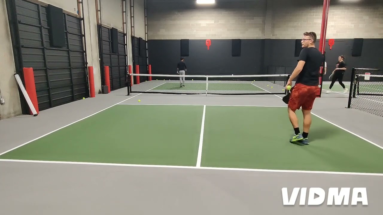 Professional Pickleballer Teaches 5.0 Keeping Opponents Back and Backhand Topspin Roll