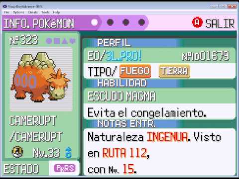 Mi equipo pokemon en pokemon esmeralda - YouTube