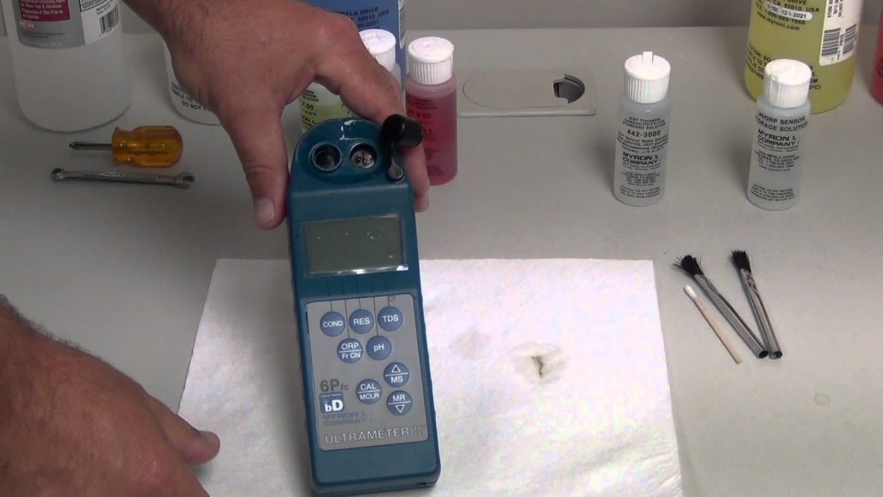 Myron L Ultrameter II Conductivity Calibration YouTube