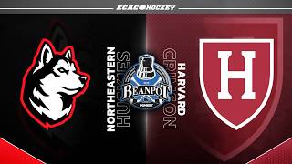 Northeastern vs Harvard | The Men's Beanpot | NCAA Men's Ice Hockey | Highlights - February 10, 2025