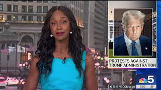 Protests against Trump administration take place in Chicago area