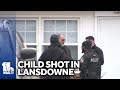 Police: Child shot in Lansdowne taken to hospital