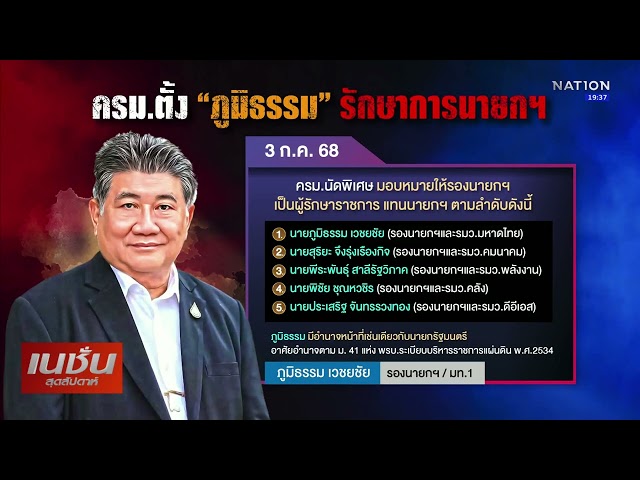 ครม.เฉพาะกาล รอเปลี่ยน-ยุบ | เนชั่นสุดสัปดาห์ | NationTV22