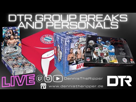 FC Bayern Lineage! WWE & UFC Sapphire! Signature Class NFL & NBA! DTR Group Breaks & Personals