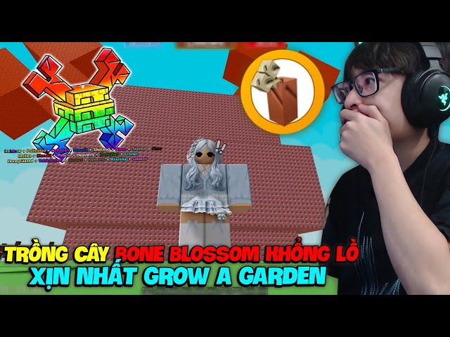 HÙNG AKIRA TRỒNG CÂY BONE BLOSSOM KHỔNG LỒ HIẾM HƠN CANDY ĐỂ TRỞ THÀNH TỈ PHÚ TRONG GROW A GARDEN