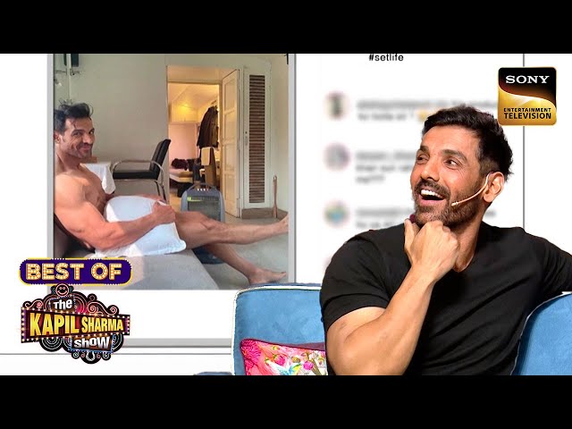 अपने Glass Door से किसके Lipstick Stains मिटा रहे हैं John Abraham? | Best Of The Kapil Sharma Show