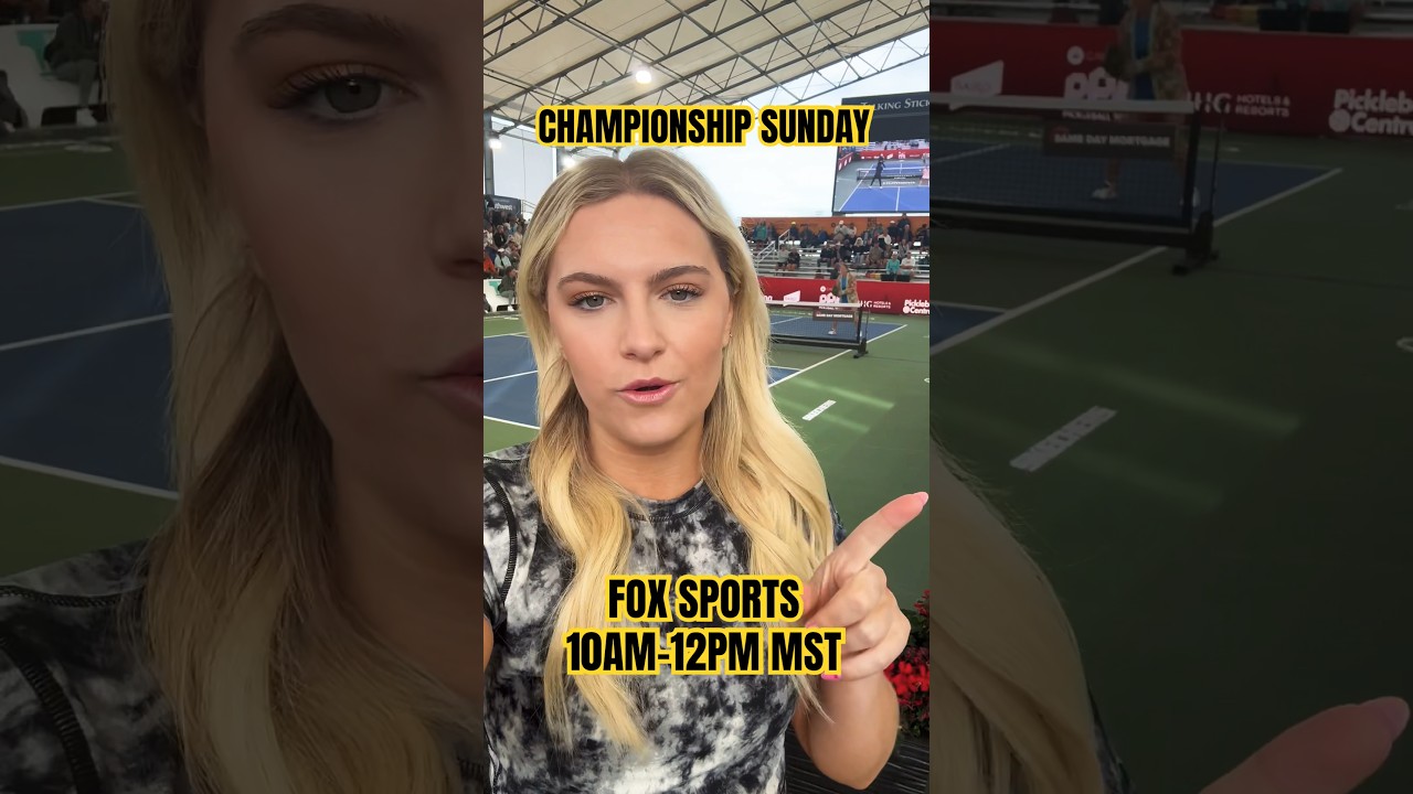 Championship Sunday LIVE🚨 on Fox Sports 10AM-12PM MST! ALW & Ben vs Thomas and Vivienne!