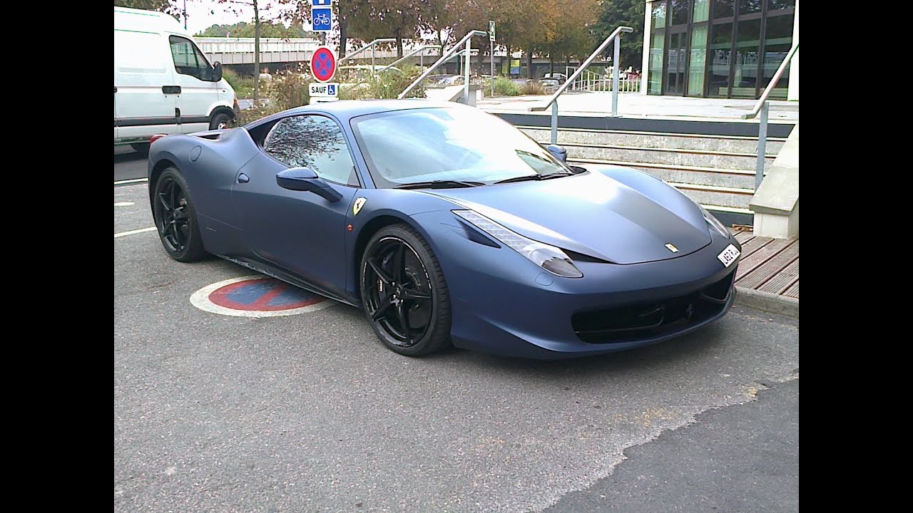 Ferrari 458 Cyan