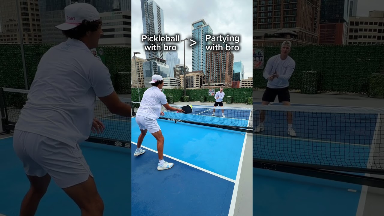 Pickleball with bro :)