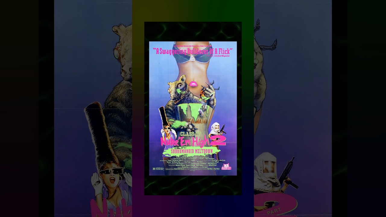 CLASS OF NUKE 'EM HIGH 2 (1991) 🎥 Deranged Cinema w/ Robert Zhivago Jr.