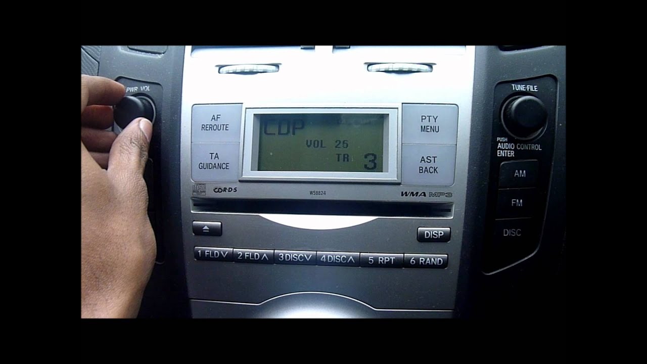cd player for toyota yaris #7