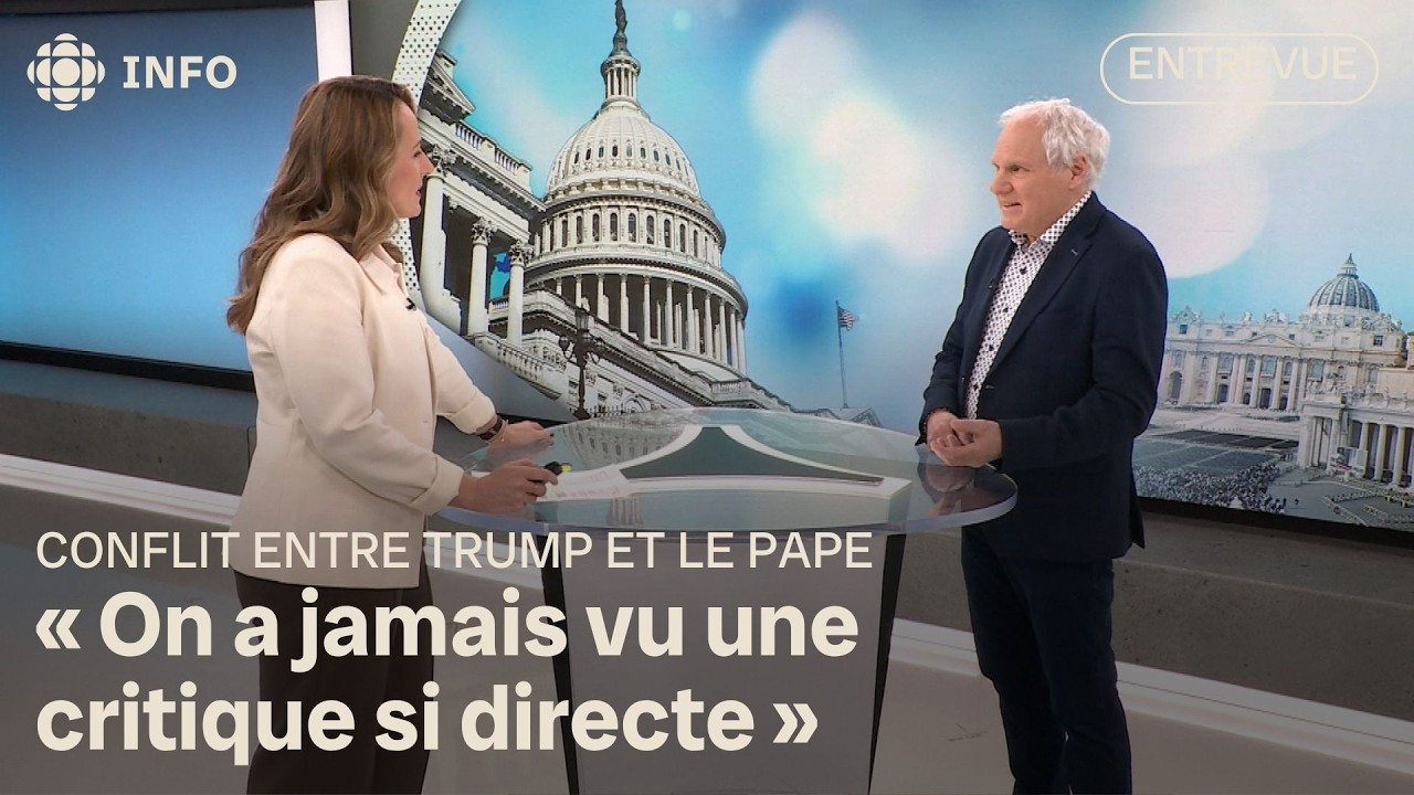 Conflit entre Donald Trump et le pape Léon XIV | D'abord l'info