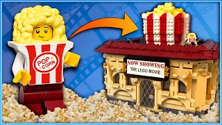 I built a WORKING LEGO Movie Theater... 🍿