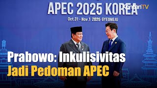 Pidato di KTT APEC 2025, Prabowo Singgung Penyelundupan Hingga Ketegangan Global