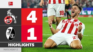 GOAL-FESTIVAL! Köln ON FIRE! | 1. FC KÖLN — SC FREIBURG | Highlights | Matchday 2 – Bundesliga