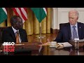 WATCH: Biden welcomes Kenyan President Ruto as the nation prepares to send police to Haiti