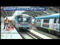 Metro Rail trial run successful between Miyapur and SR nagar