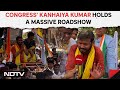 Kanhaiya Kumar Nomination | Kanhaiya Kumar Holds A Massive Roadshow After Filing Nomination