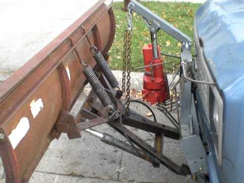 Cable operated Western plow, no cables - YouTube fisher plow wire harness 