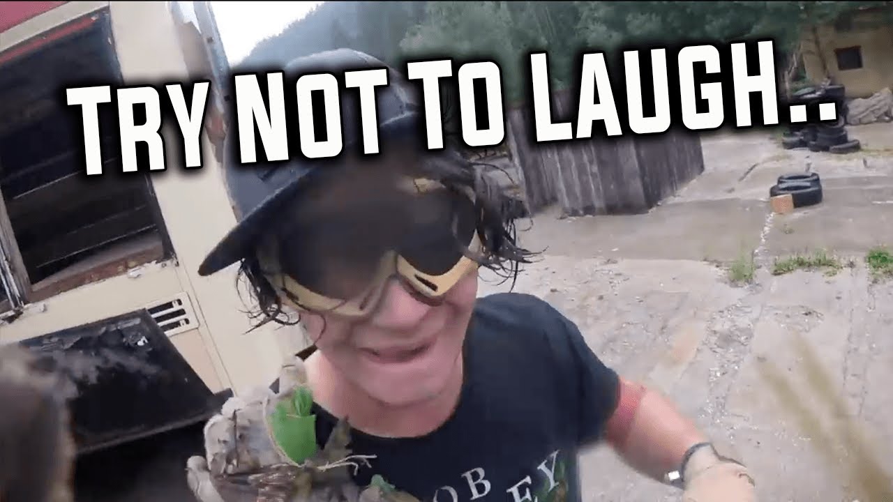 Try Not To Laugh (INSANE AIRSOFT HEADSHOTS)... #Shorts