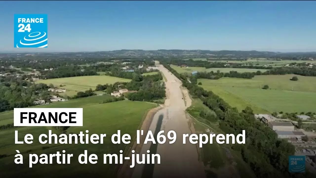 France : le chantier de l'A69 reprend à partir de mi-juin, colère des écologistes • FRANCE 24