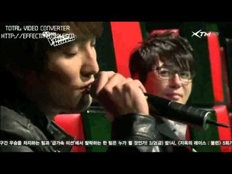 Kangta singing in The Voice of Korea
