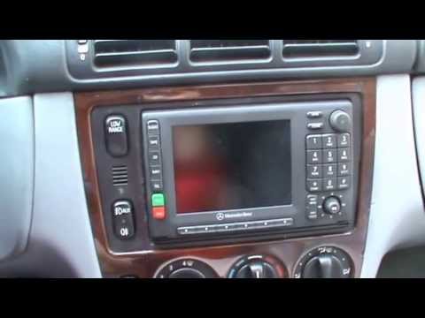 Mercedes ml w163 radio ausbauen #1