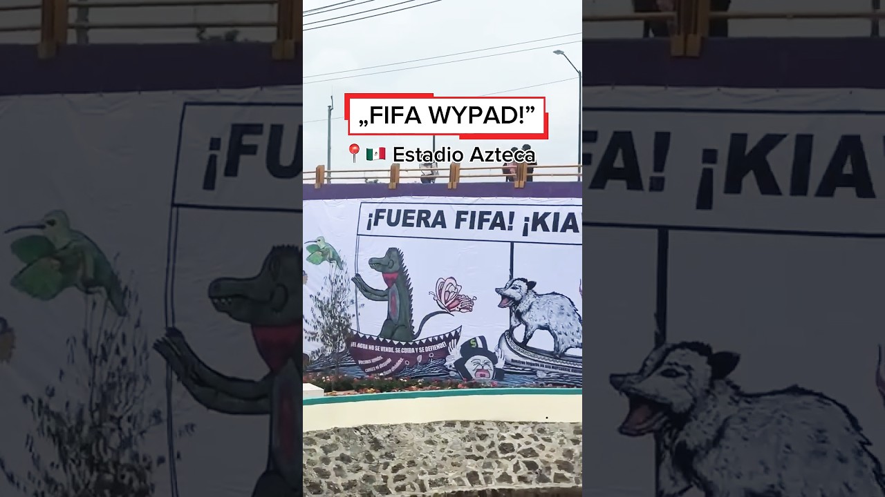 Fifa, wypad! dymy w meksuku przed meczem otwarcia #shorts
