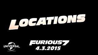 The Road to Furious 7 - Location