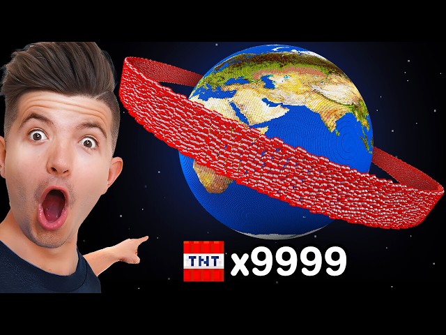 Minecraft, But TNT = World Size!