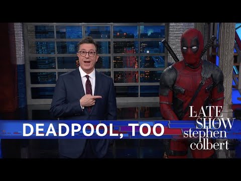 Deadpool Takes Over Stephen's Monologue