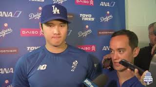 Dodgers postgame: Shohei Ohtani Reflects on Start vs Orioles, Health, Offense Struggles インタビューも日本語で