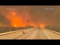 Texas residents talk about fleeing massive wildfire  - 01:30 min - News - Video
