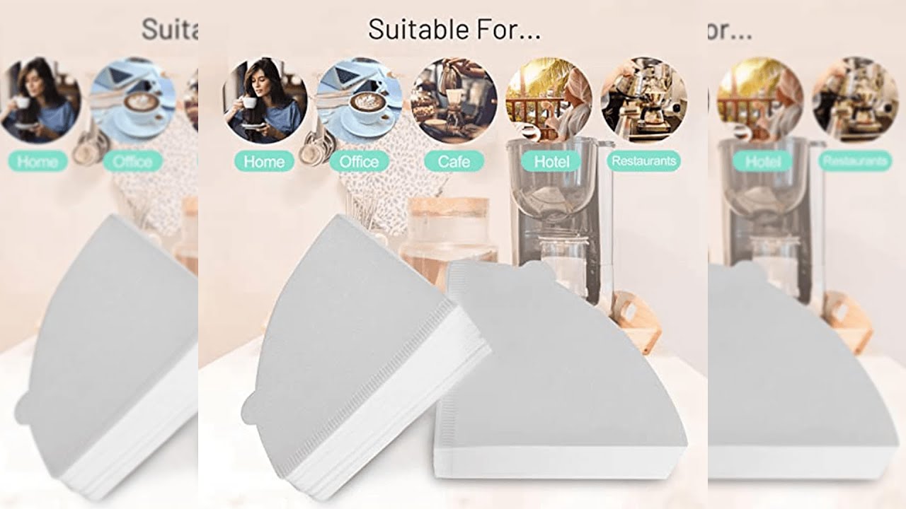 One Two Cups Kertas Saringan Kopi Filter Paper V60 2-4 Cups 100 PCS - V02 Pratinjau video produk One Two Cups Kertas Saringan Kopi Filter Paper V60 2-4 Cups 100 PCS - V02