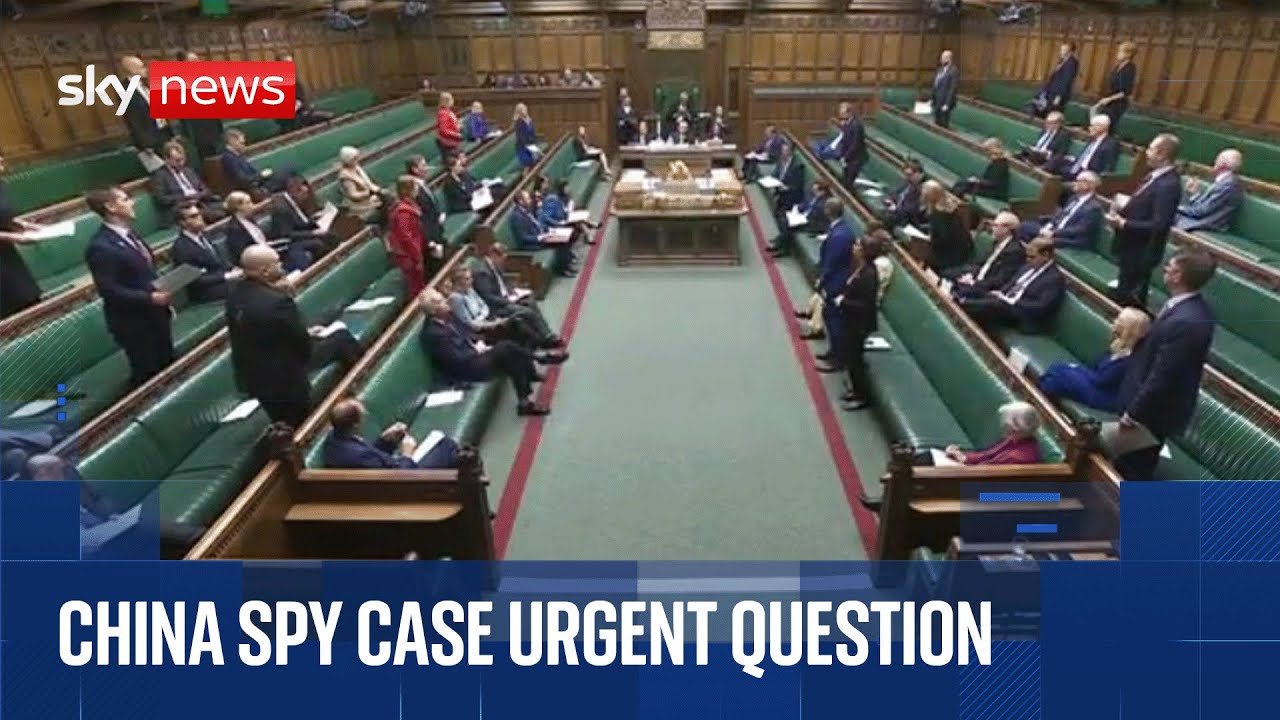 Urgent Question in the Commons about the China spy case