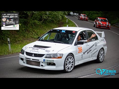 Lukáš Keller - Mitsubishi Lancer Evo9 - II.GMS Albrechtický kopec - Memoriál Jiřího Lose - MHCC 2021