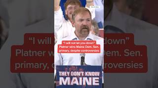'I will not let you down': Platner wins Maine Dem. Sen. primary, despite controversies