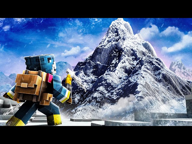 Ich besteige den MOUNT EVEREST in MINECRAFT...