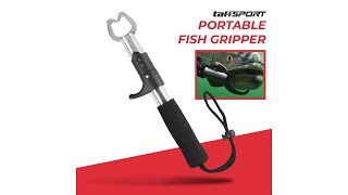 Pratinjau video produk TaffSPORT Portable Stainless Steel Fishing Gripper Tool Equipment - YS05