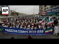 Protesters in Karachi condemn Israeli attacks on Iran, Lebanon, Gaza, and US bombing of Iran sites