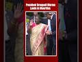 President Droupadi Murmu Lands In Mauritius To Attend National Day Celebrations