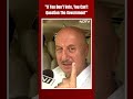 Lok Sabha Polls | Anupam Kher: “If You Don’t Vote, You Can’t Question The Government”  - 00:44 min - News - Video